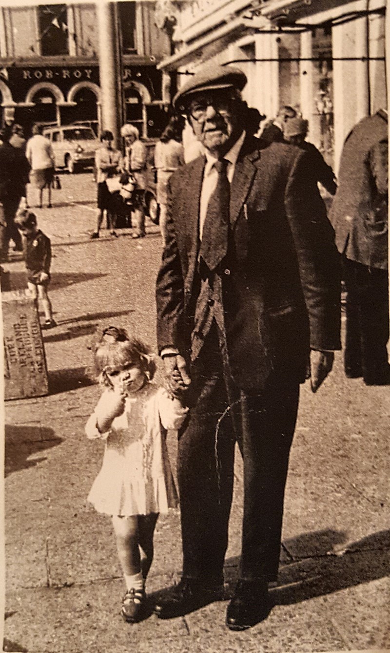 Jack Flanagan and granddaughter Carol