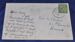 Postcard from a departing passenger